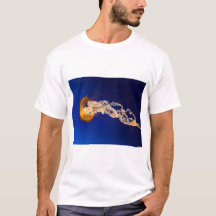 Gloeiende kwal oceaan kunst