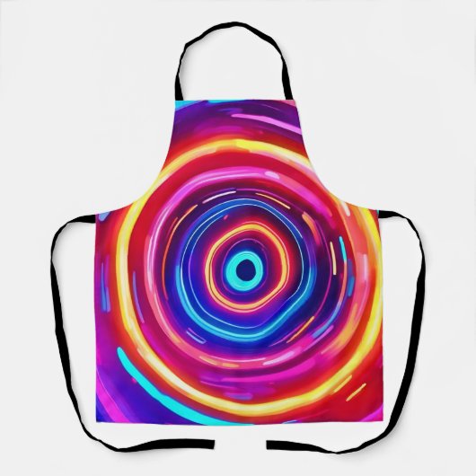 gloeiende lichtwervel schort (Voorkant)
