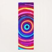 gloeiende lichtwervel yogamat (Achterkant)