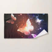 Gloeiende Nachtvlinders Bad Handdoek (Handdoek)