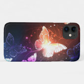 Gloeiende Nachtvlinders Case-Mate iPhone Case (Achterkant (horizontaal))
