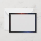 Gloeiende Nachtvlinders Notitiekaartje (Achterkant)