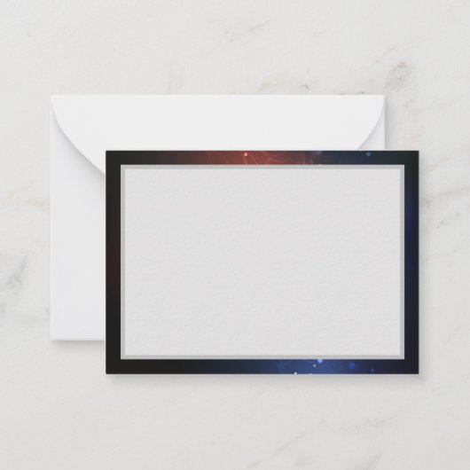 Gloeiende Nachtvlinders Notitiekaartje (Achterkant)