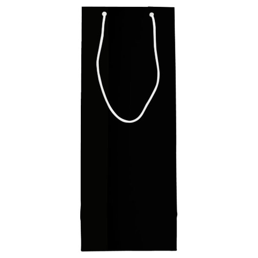 Gloeiende Neon Groene Bedankt Sign On Black Wijn Cadeautas (Achterkant)