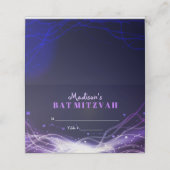 GLOEIENDE NEON STERREN Bat Mitswa Zitplaatsen Esco (Buitenkant ongevouwen)