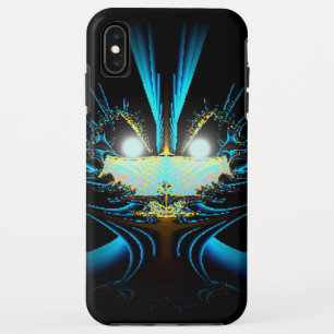Gloeiende ogen Lichtgevend Blauw Wezen  iPhone XS Max Hoesje