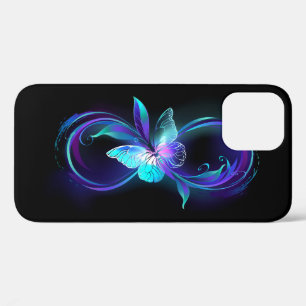 Gloeiende Oneindigheid met Magische Vlinder iPhone 12 Pro Hoesje