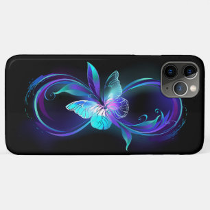 Gloeiende Oneindigheid met Magische Vlinder iPhone 11 Pro Max Hoesje