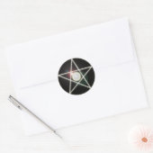 Gloeiende Pentagram 2 Sticker (Envelop)