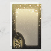 Gloeiende pot van vuurvliegjes met nachtsterren ni briefpapier (Voorkant / Achterkant)