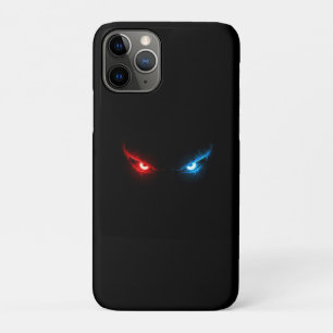 Gloeiende Rode en Blauwe Boze Ogen  iPhone 11 Pro Hoesje