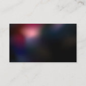 Gloeiende rode libel afsprakenkaartje (Achterkant)