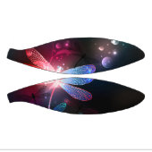 Gloeiende rode libel basketbal (Panelen)