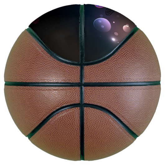 Gloeiende rode libel basketbal (Rechts)