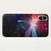 Gloeiende rode libel Case-Mate iPhone case (Achterkant (horizontaal))