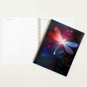 Gloeiende rode libel planner (Display)