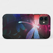 Gloeiende rode libellen Case-Mate iPhone case (Achterkant (horizontaal))