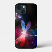 Gloeiende rode libellen Case-Mate iPhone case (Achterkant)