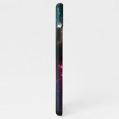 Gloeiende rode libellen iPhone hoesje (Rechterkant)