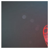 Gloeiende rode libellen stof (Swatch)