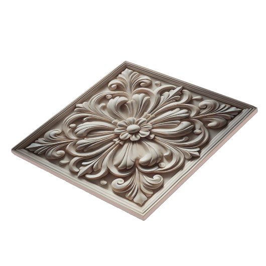 Gloeiende schaduwen tegeltje (Zijkant)