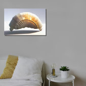 Gloeiende Seashell Wall Art Coastal Decor Canvas Afdruk