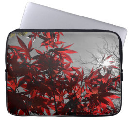 Gloeiende sintels van de herfst laptop sleeve