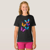 Gloeiende Vlinders T-shirt (Voorkant volledig)