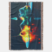 gloeiende vloeistofdruppel deken (Voorkant Verticaal)