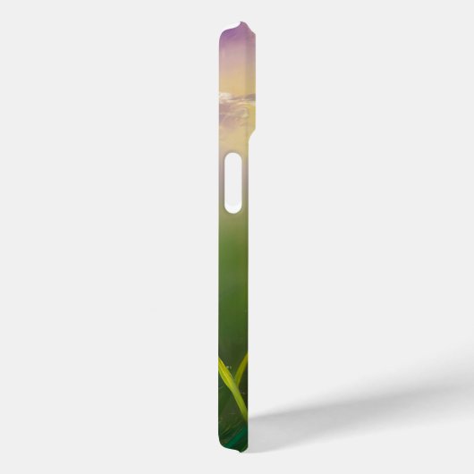 Gloeiende zonnebloem in grasveld Case-Mate iPhone case (Achterkant / Rechts)