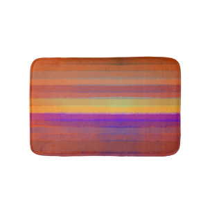 Gloeiende Zonsopgang Zoute Waterverf Pop van Kleur Badmat