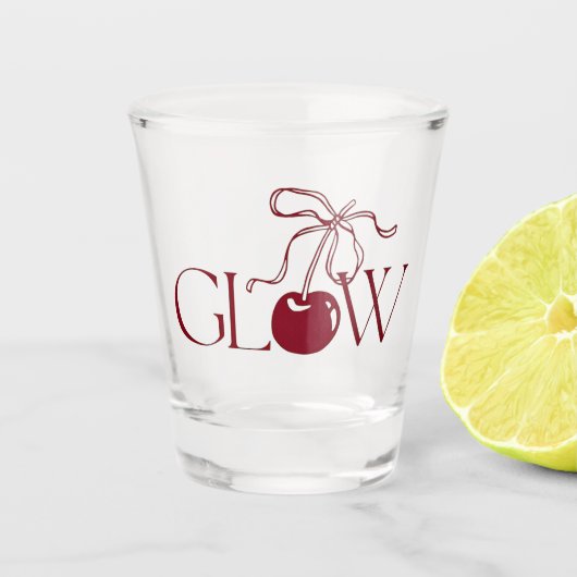 Gloeiing Shot Glas (Voorkant)