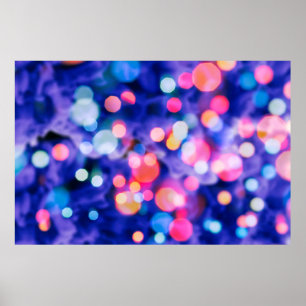 gloeilamp achtergrond:vervagen van C Poster