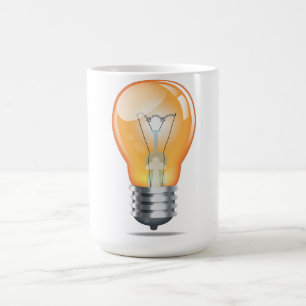 Gloeilamp Koffiemok