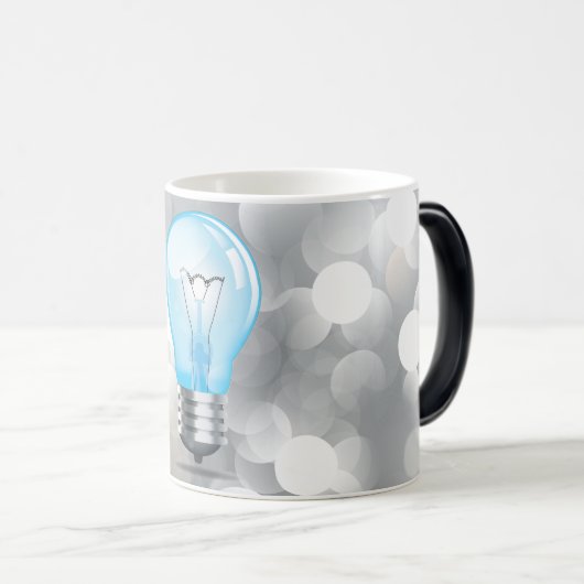 Gloeilamp Magische Mok (Voorkant rechts)