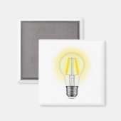Gloeilamp Magneet (Voorkant / Achterkant)