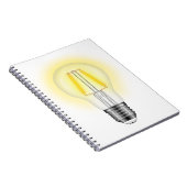 Gloeilamp Notitieboek (Rechterzijde)