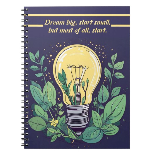 gloeilamp notitieboek (Voorkant)