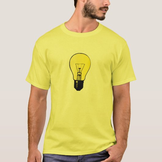 Gloeilamp T-shirt (Voorkant)