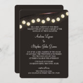  gloeilampen bruiloft kaart (Voorkant / Achterkant)