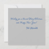 Gloire à Dieu dans les plus hautes cartes de Noël  (Dos)