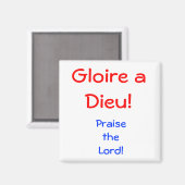 Gloire a Dieu!, Magneet (Voorkant / Achterkant)