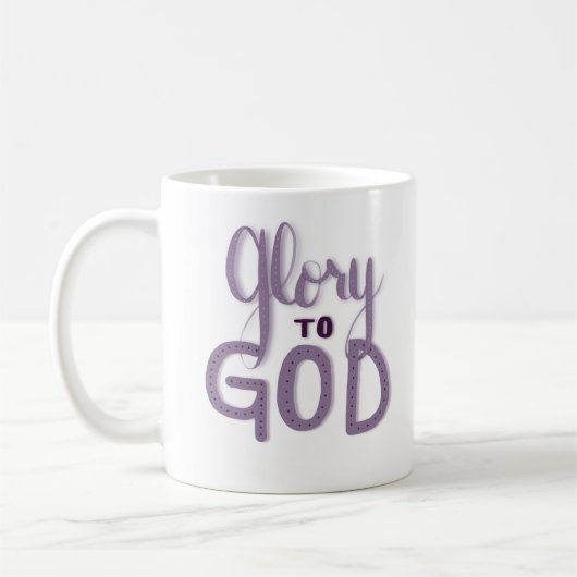 Gloire à Dieu Mug (Gauche)
