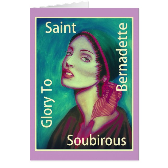 Gloire À Saint Bernadette Soubirous (Devant)