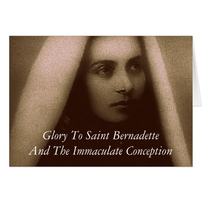 Gloire à Sainte Bernadette (Devant horizontal)