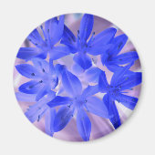 Gloire De La Neige Chocking Magnet Bleu (Devant)