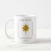 Gloire de Noël à Dieu Mug (Gauche)