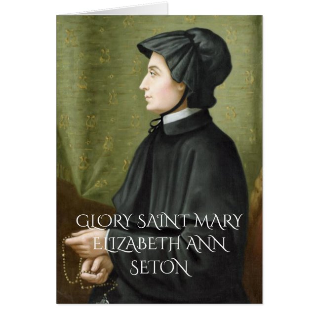 GLOIRE DE SAINT MARY ELIZABETH ANN SETON (Devant)