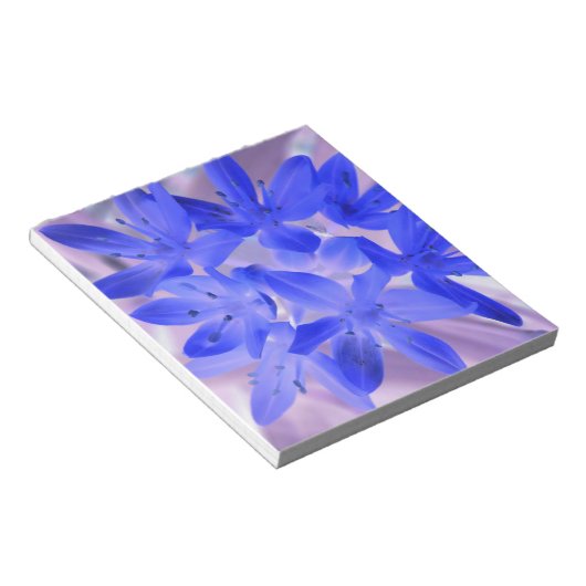 Gloire du Bloc-notes bleu bouillonnant à la neige (Incliné)