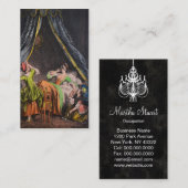 Gloire du matin ~ Carte de visite (Devant / Derrière)